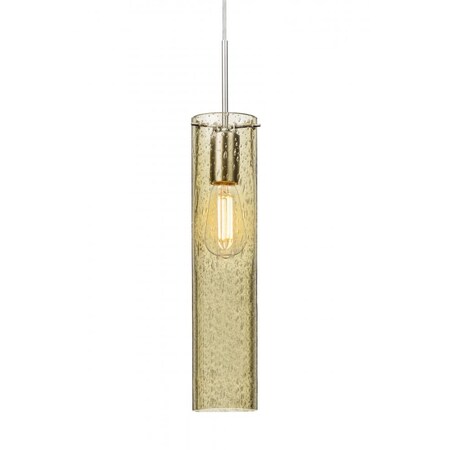Besa Lighting Besa, Juni 16 Cord Pendant, Gold Bubble, Satin Nickel, 1x4W LED Filame 1JT-JUNI16GD-EDIL-SN